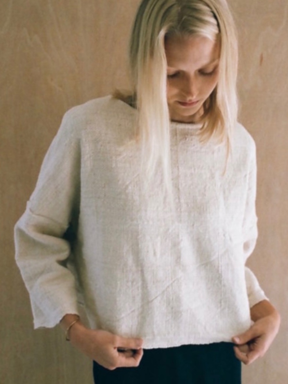 Hans Starnes Jacket Top Cream Top Onesize